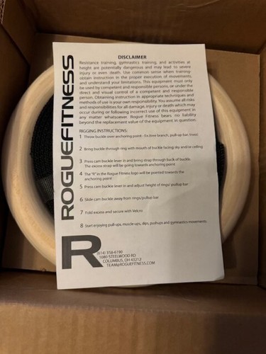 Rogue gymnastic wood rings - gymnastic,